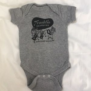 Infant Franklin Barbecue onesie